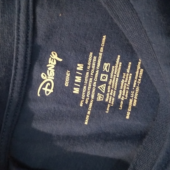 (M) Disney Cotton Blend Lilo & Stitch Graphic Short Sleeved Tee Casual Vacation - Picture 7 of 9